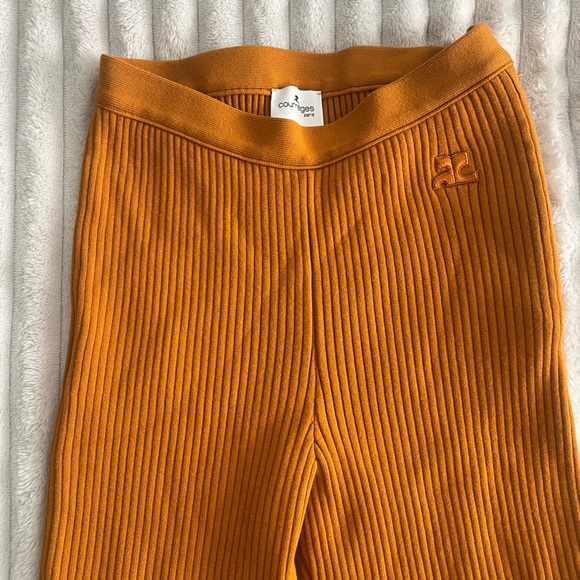 COURREGES REEDITION RIB KNIT PANTS • Size 2 - Picture 2 of 14